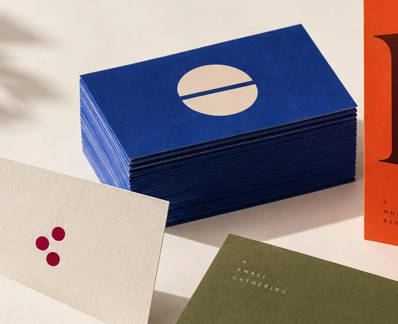 Business cards print concept for format inspiration